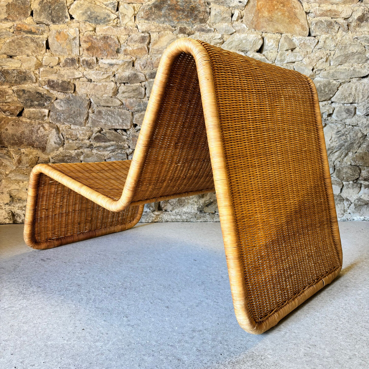 Fauteuil en rotin modèle Hestra par IKEA, 1980