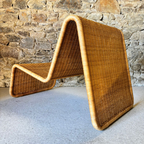 Fauteuil en rotin modèle Hestra par IKEA, 1980