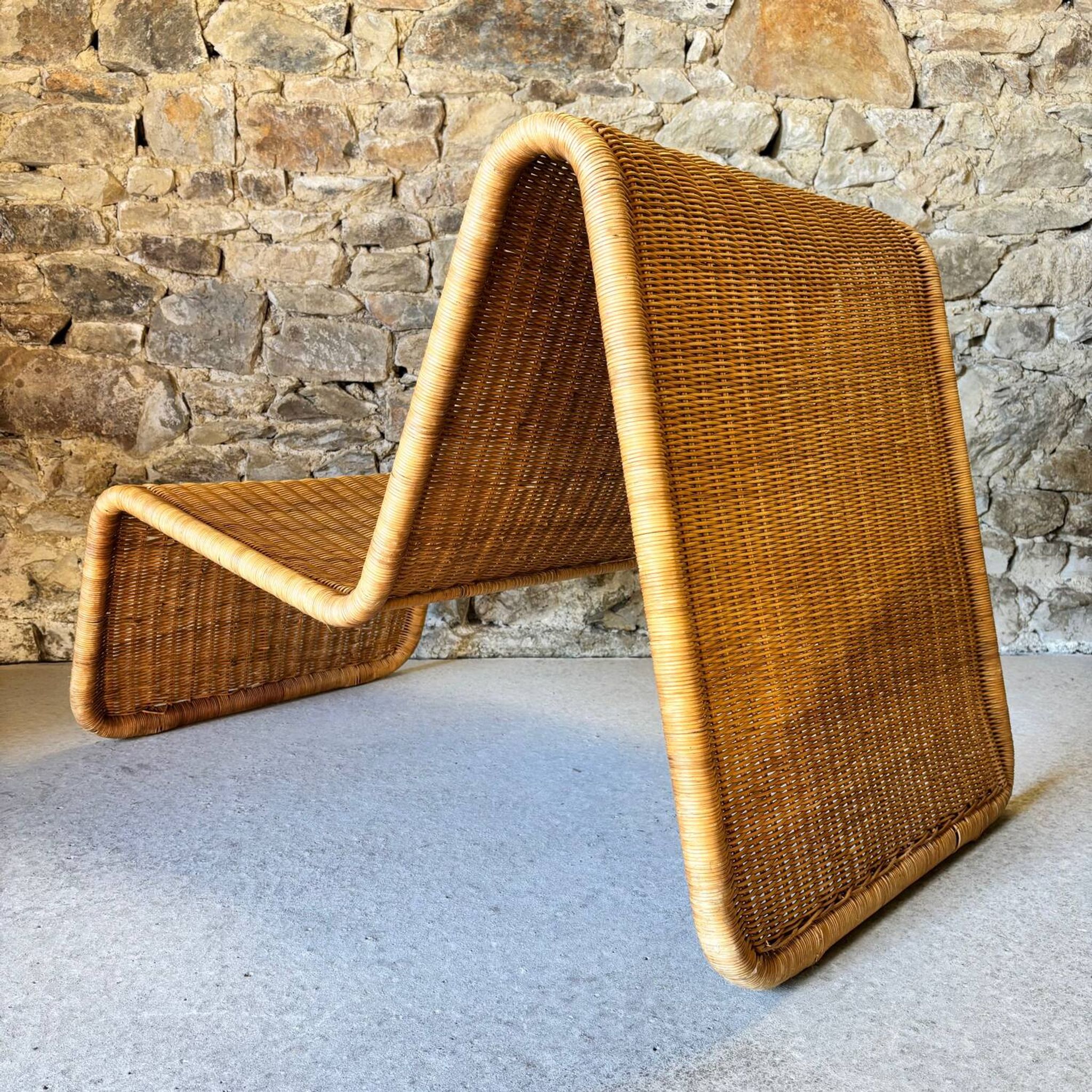Fauteuil en rotin modèle Hestra par IKEA, 1980