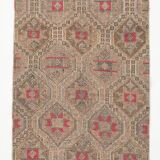 Rug For Hallway Red & Brown Kilim Runner Rug, 92x280Cm