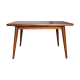 Vintage rectangular teak dining table