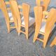 Série de 5 chaises vintage
