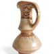 Mid-Century Ceramic Jug Vase by Roberto Rigon for Bertoncello, Signed, 1960s