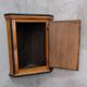 Antique  Swedish 18th Century Oak Hanging Corner Cabinet, 1711