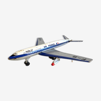 Avion en métal jouet boeing 707 air france vintage