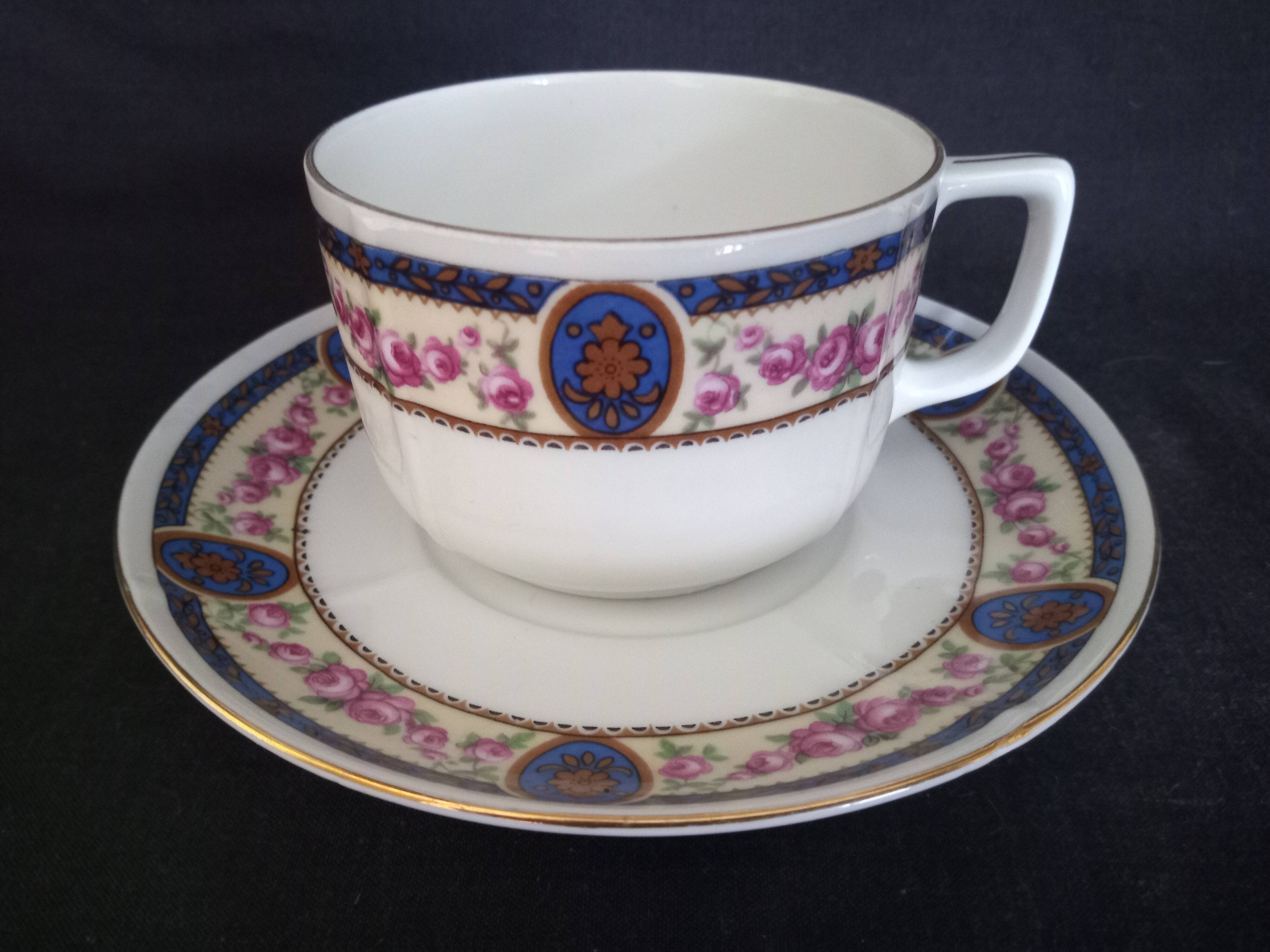 Service à café pour 12 personnes en porcelaine MZ Altrohlau CMR, Czechoslovakia, 1909 - 1922