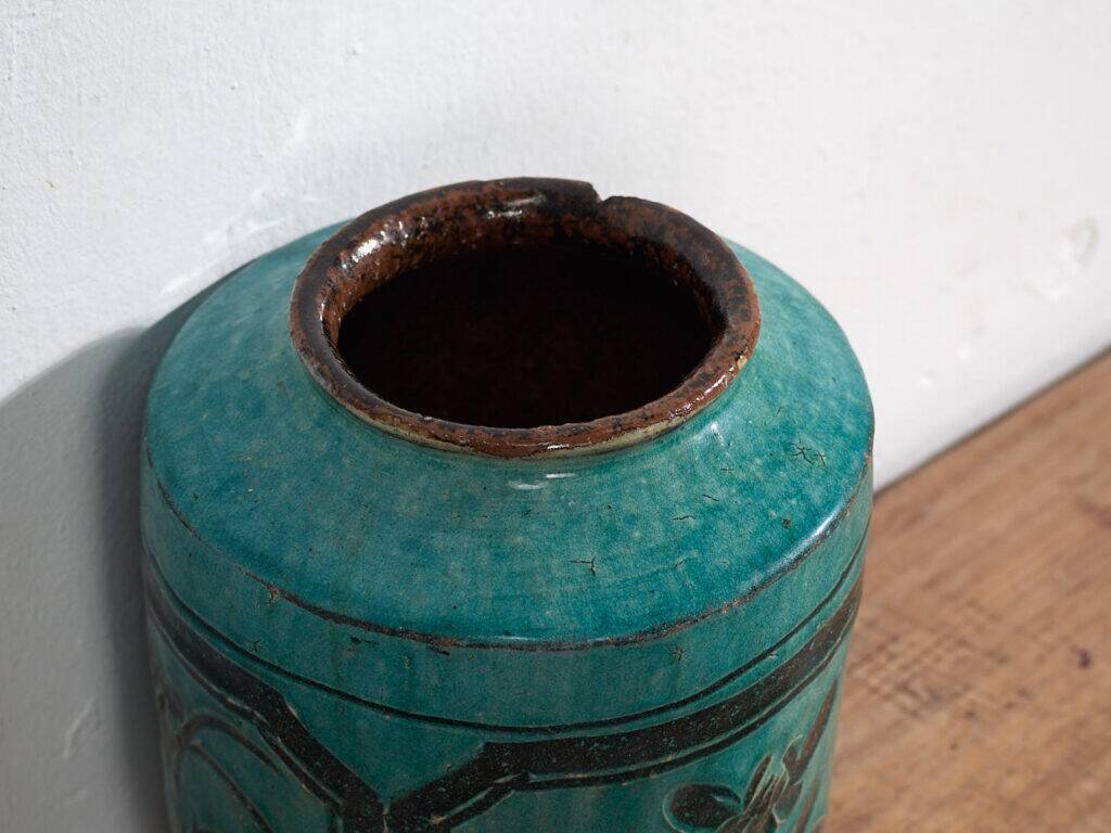 Ancient emerald green vase (c.1820) #20