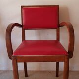Pair of bridge armchairs