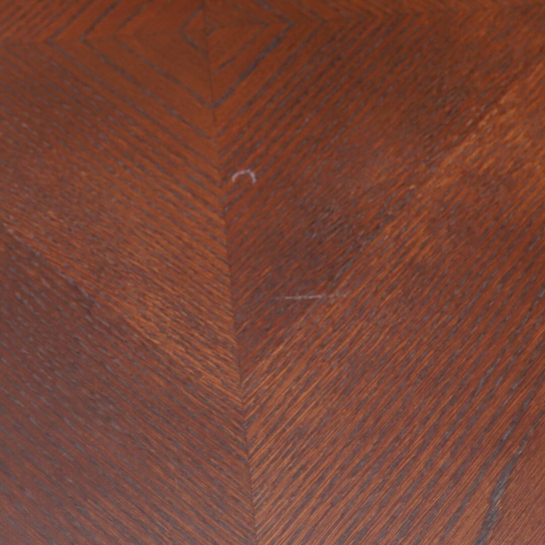 Grand Baroque-Style 11-Piece Dining Suite — Carved Oak & Oak Veneer — Table