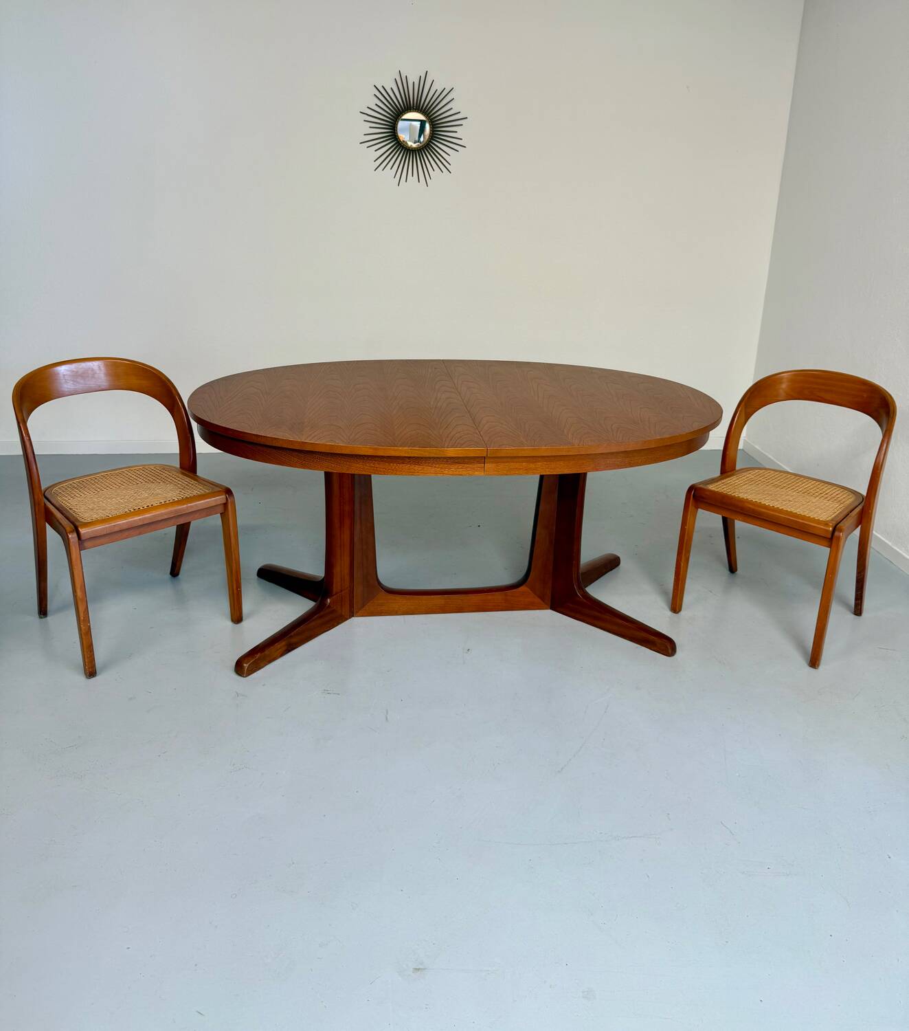 Baumann dining table in rosewood wood, 70s design
