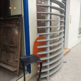 Massive beech library and aluminium mount around 1980