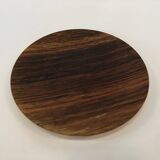 Vintage wooden cups and saucers in teak