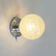 Pair of vintage chrome wall lamps by Doria Leuchten