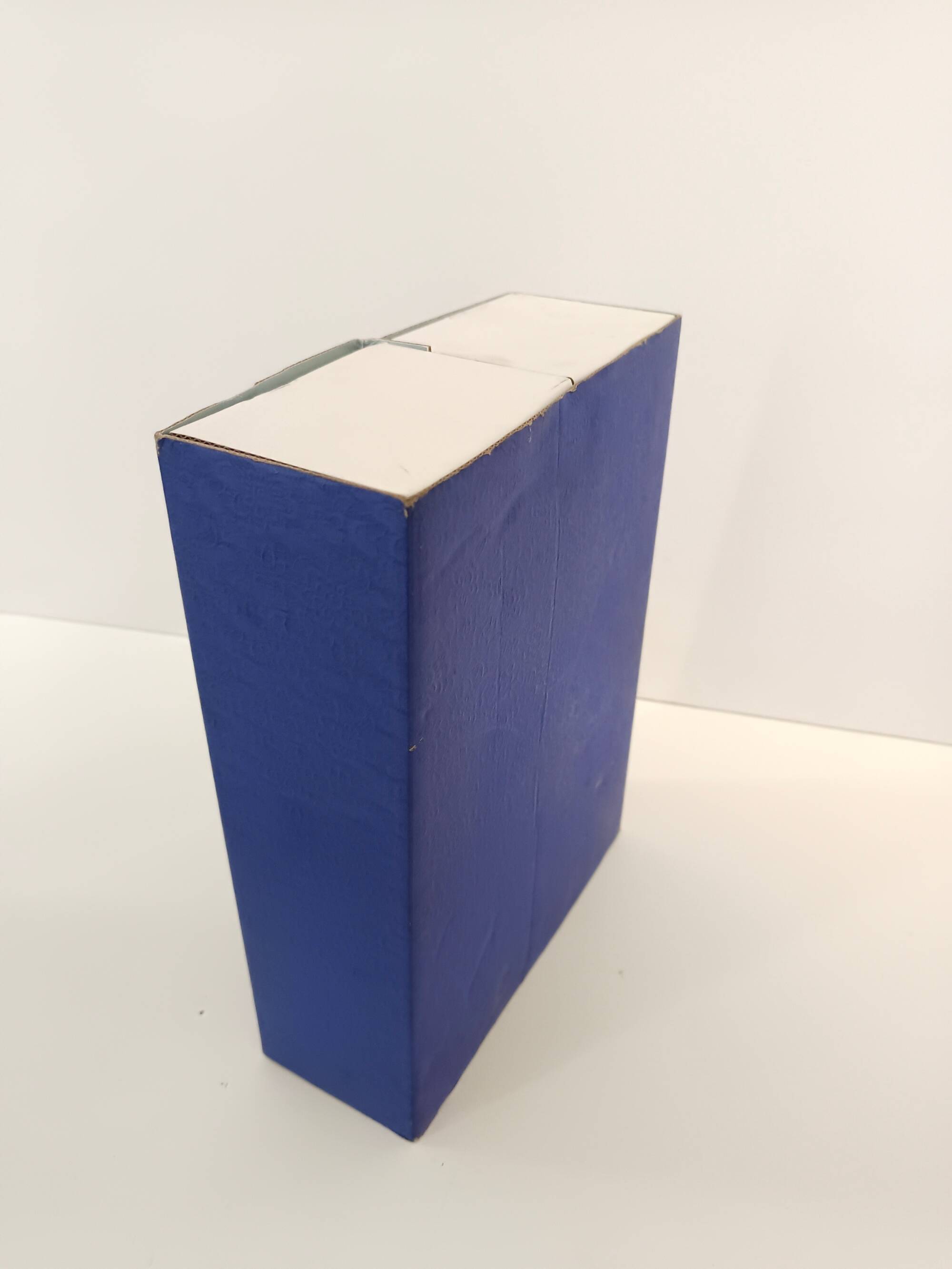 Pair of Blue Murano Glass Flutes by Bisazza & Rotella, Italy 2000