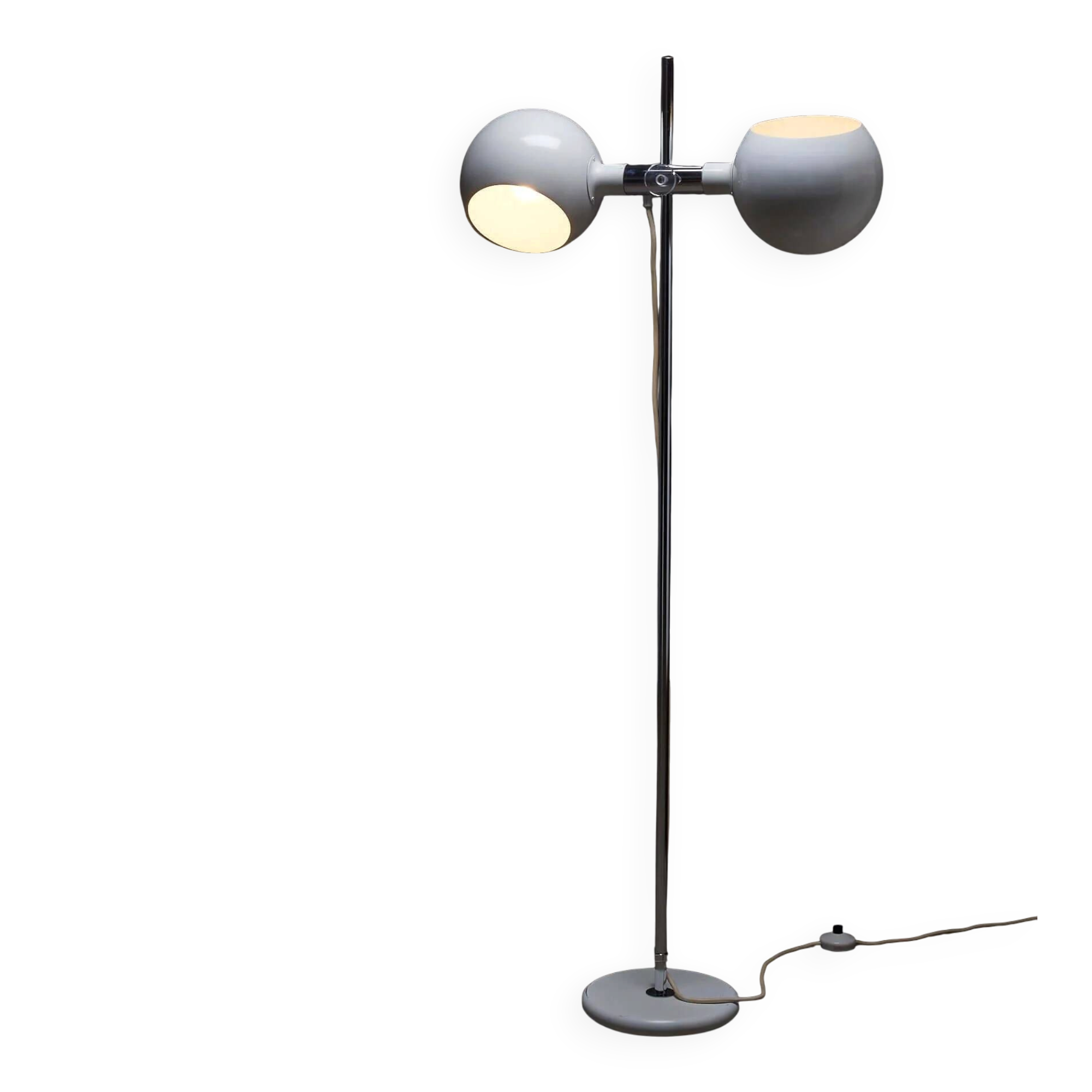 Double sphere floor lamp by Cosack