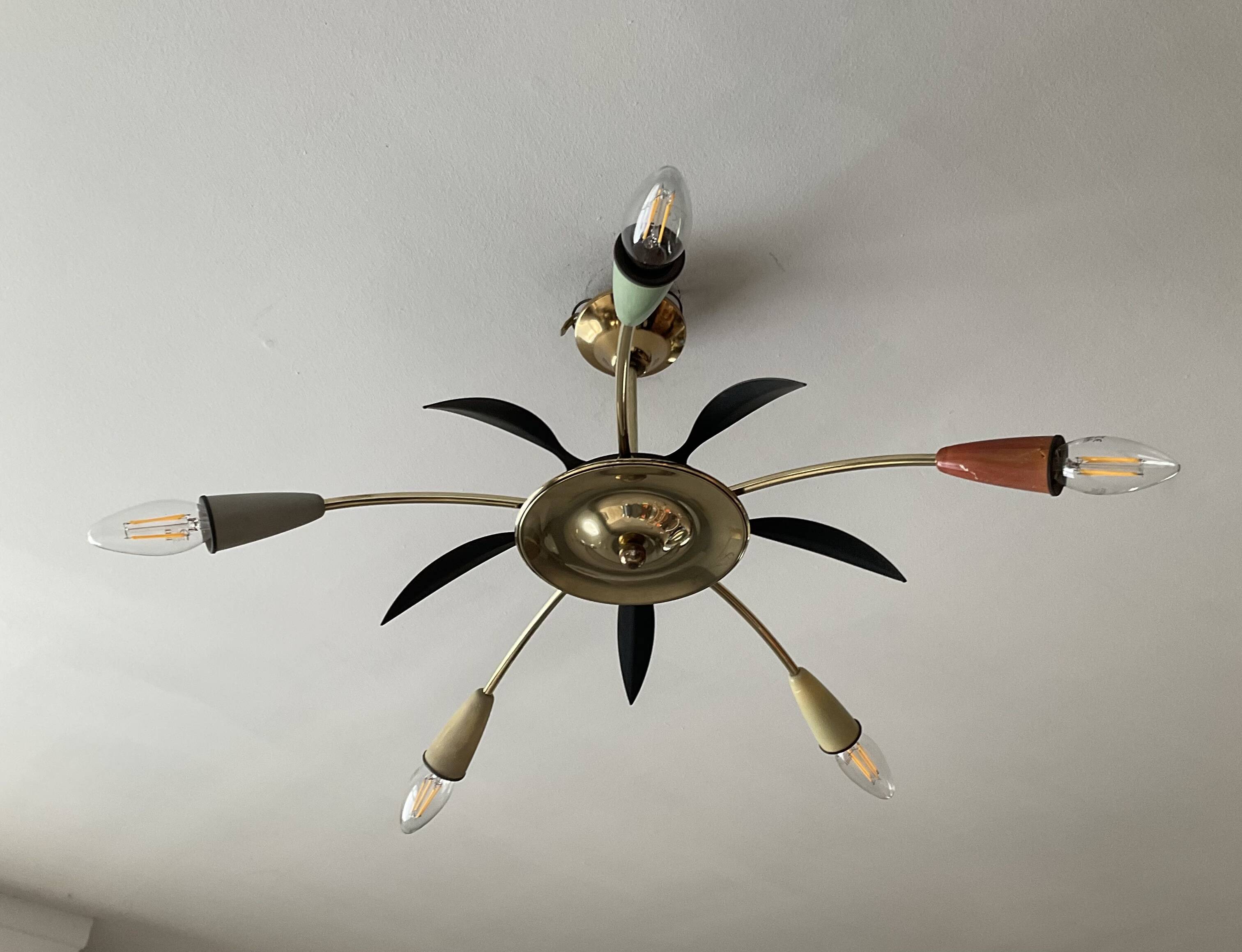 Vintage ceiling light from the 50s