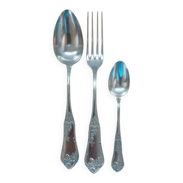 36 antique silver-plated cutlery sets "Boulenger"
