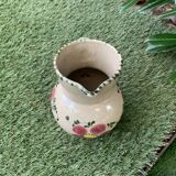 Vintage ceramic pitcher model flowers