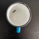 Small blue cup Swallow brand enameled sheet metal