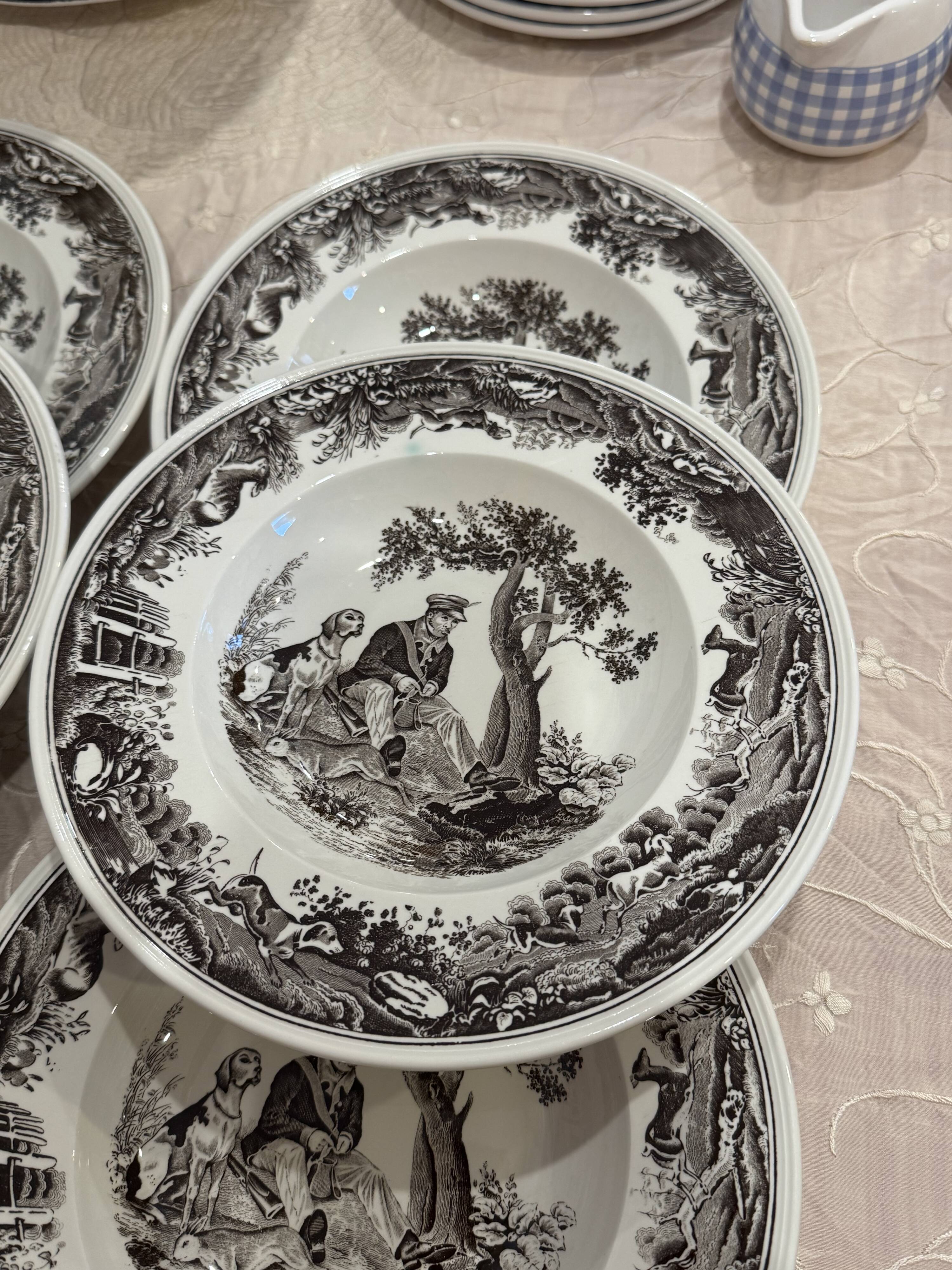 6 deep plates Villeroy and Boch model Anjou