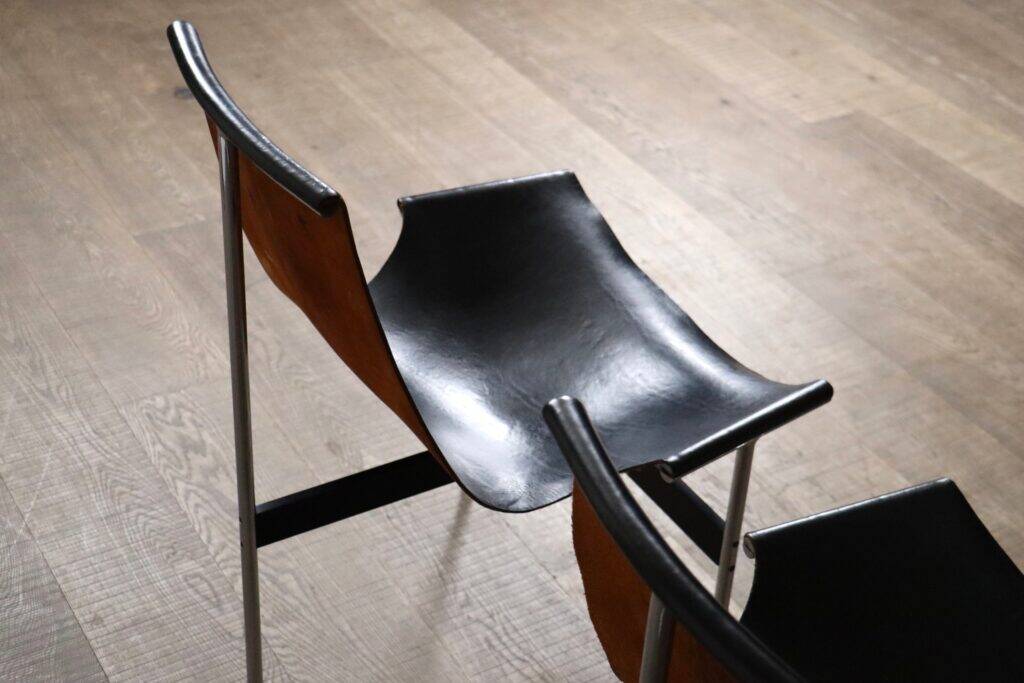 Katavolos, Kelley and Littell T-chairs for ICF de Padova, Italy 1952 set of 4