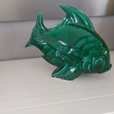 Art Deco ceramic fish signed "Le JAN" years 1939