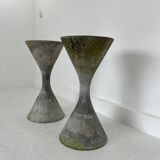 planters design Anton Bee assisted by Guhl edition Eternit 1958 set of 2