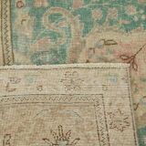 Handmade Turkish Contemporary 1980s 286 cm x 390 cm Beige Wool Carpet