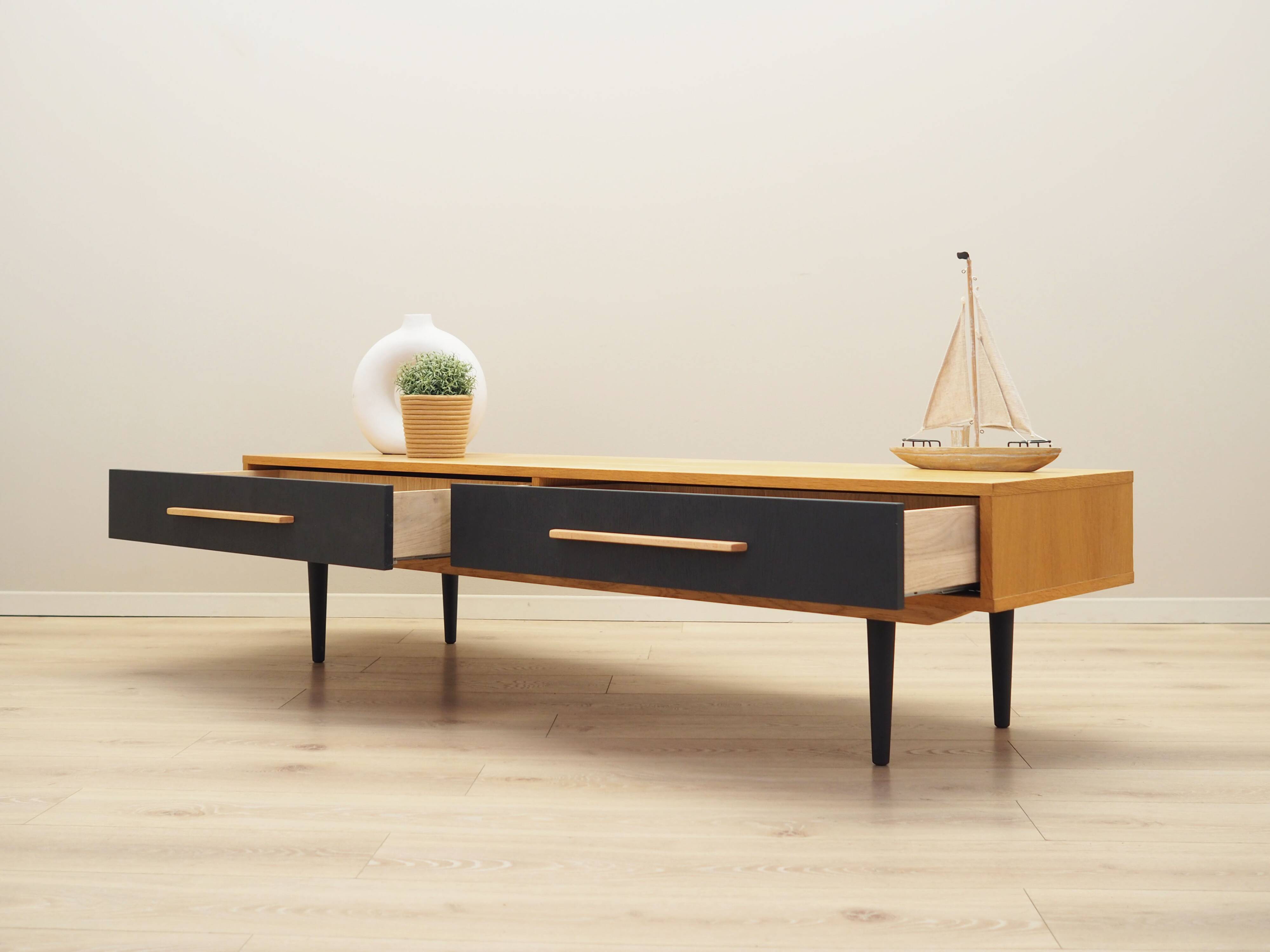 Oak lowboard, Scandinavian design