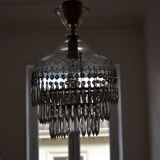 Vintage chandelier entirely made of crystal