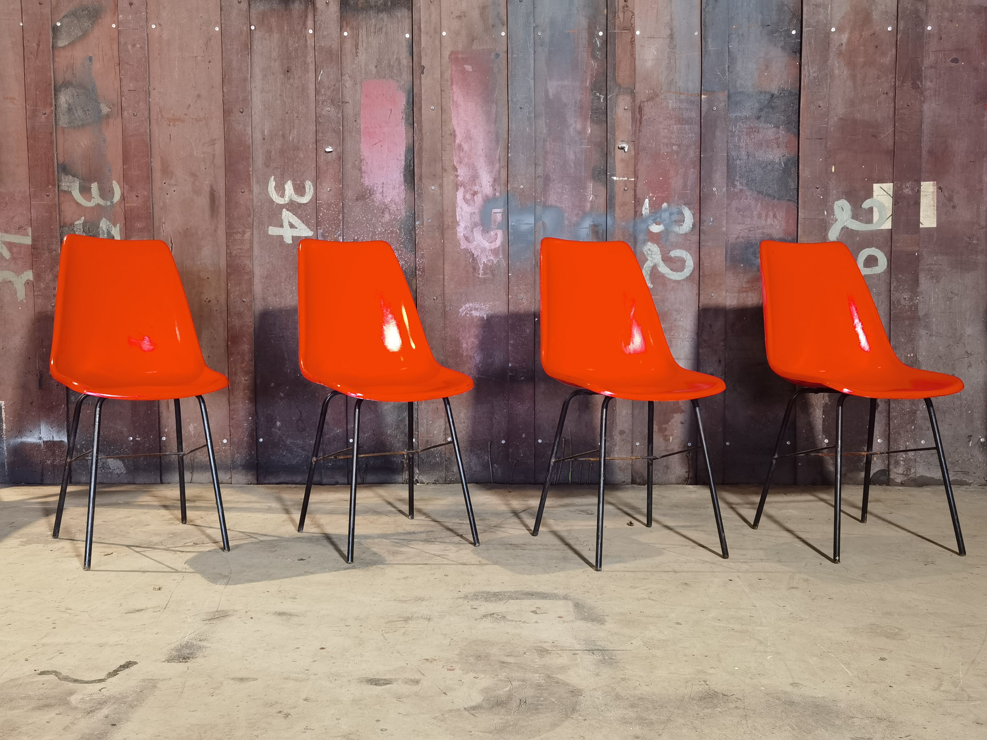 Lot de 8 chaises par Miroslav Navràtil pour Vertex