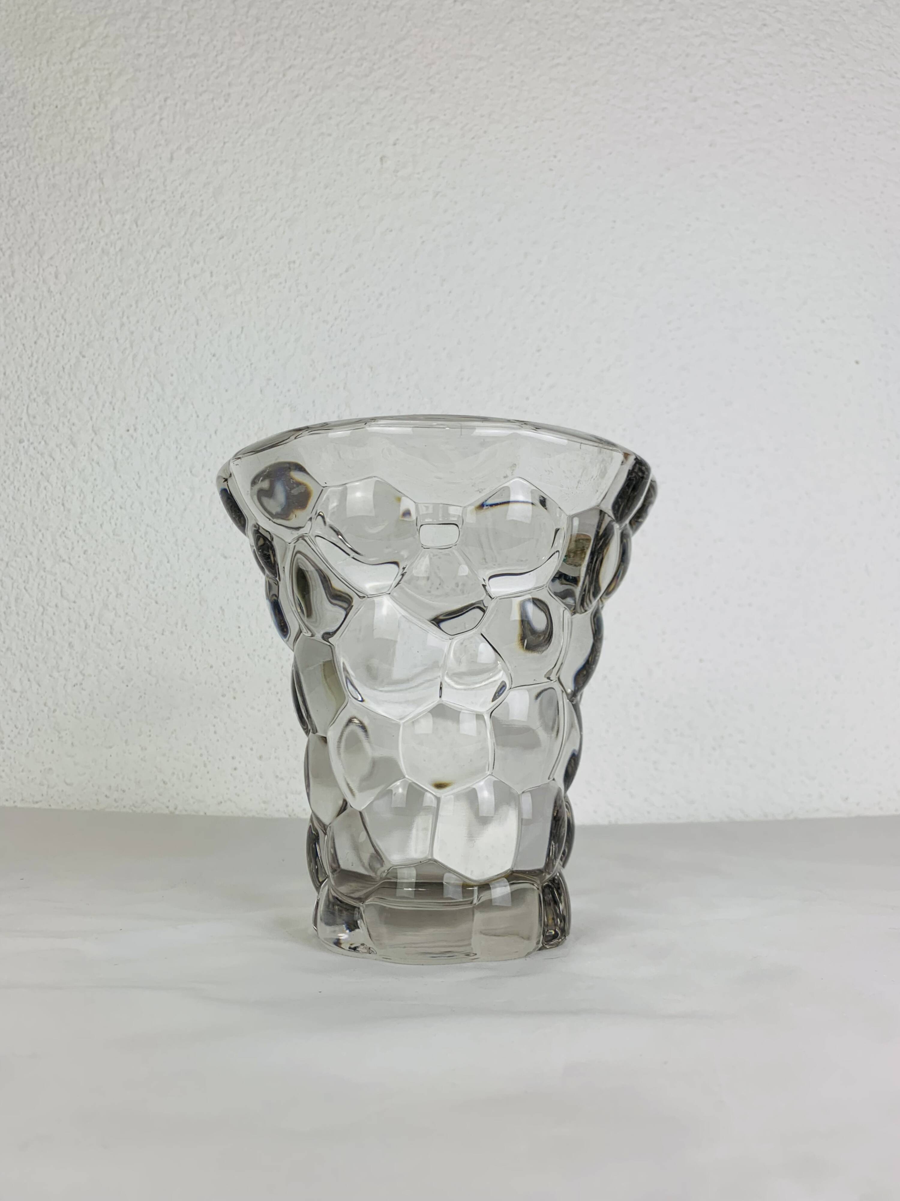 Pierre D'Avesn art deco vase, Honeycomb model