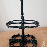 Vintage cast iron bottle rack
