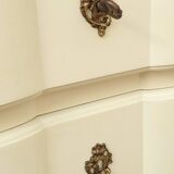 Creme white chest of drawers