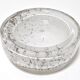 Murano glass ashtray with bubbles, Mid Century Modern style, 1960s.