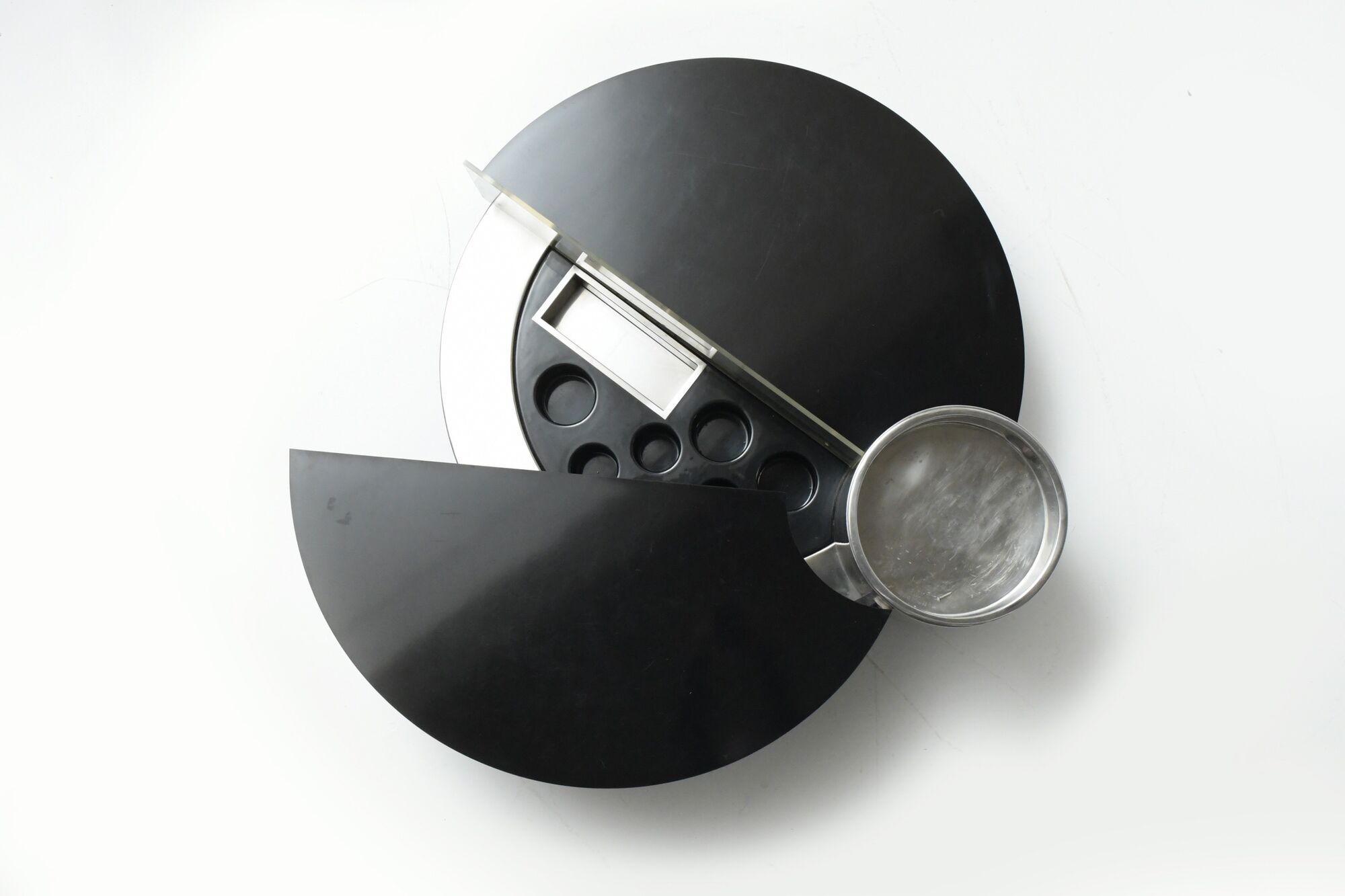 Harry’s bar rotating coffee table by Massimo Papiri for Mario Sabot Italy 1970s