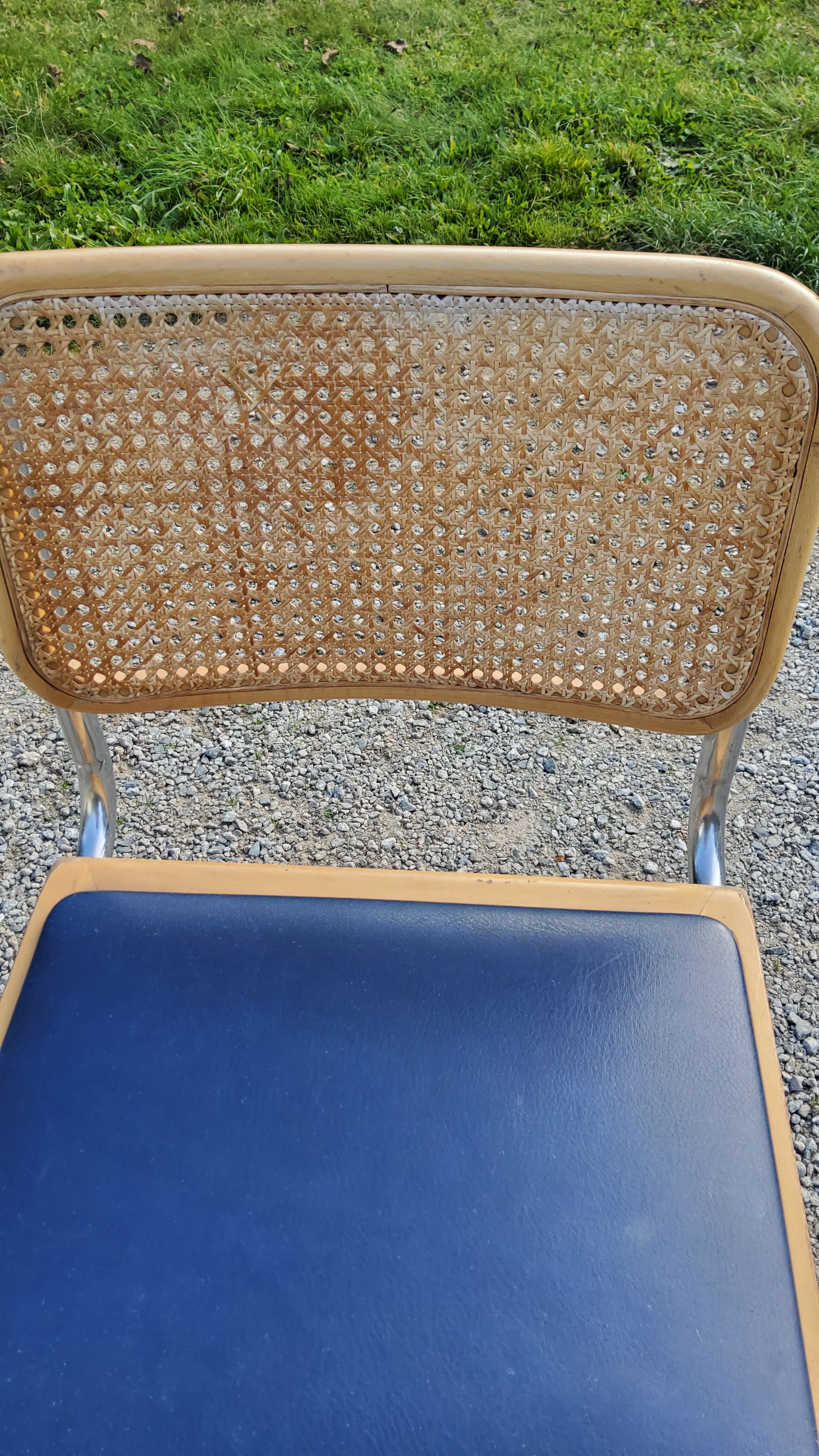 Set of 2 chairs by Marcel Breuer Cesca b32 edition of the 70s