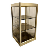 Console années 70 verre fumé