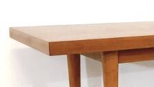 Scandinavian dining table in teak