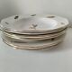 7 assiettes plates et creuses en faïence opaque Digoin Sarreguemines Nemours