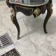 Table desk middle marquetry called "Boulle" napoleon III era