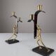 Art Deco Bronze Candelabra Pair by Karl Hagenauer, 1930s