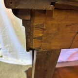 Solid walnut console