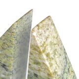 Triangular marble bookends, 70s