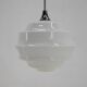 Huge Art Deco Glass Pendant, Czechoslovakia, 1940s