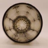 Vintage smoked glass vase