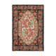 Hand-Knotted Vintage Bessarabian Black Kilim 183 cm x 274 cm - 22170