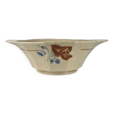 Saladier / Soupière sans couvercle Sarreguemines motif fleur , première moi