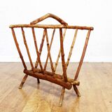 Solid wood magazine rack