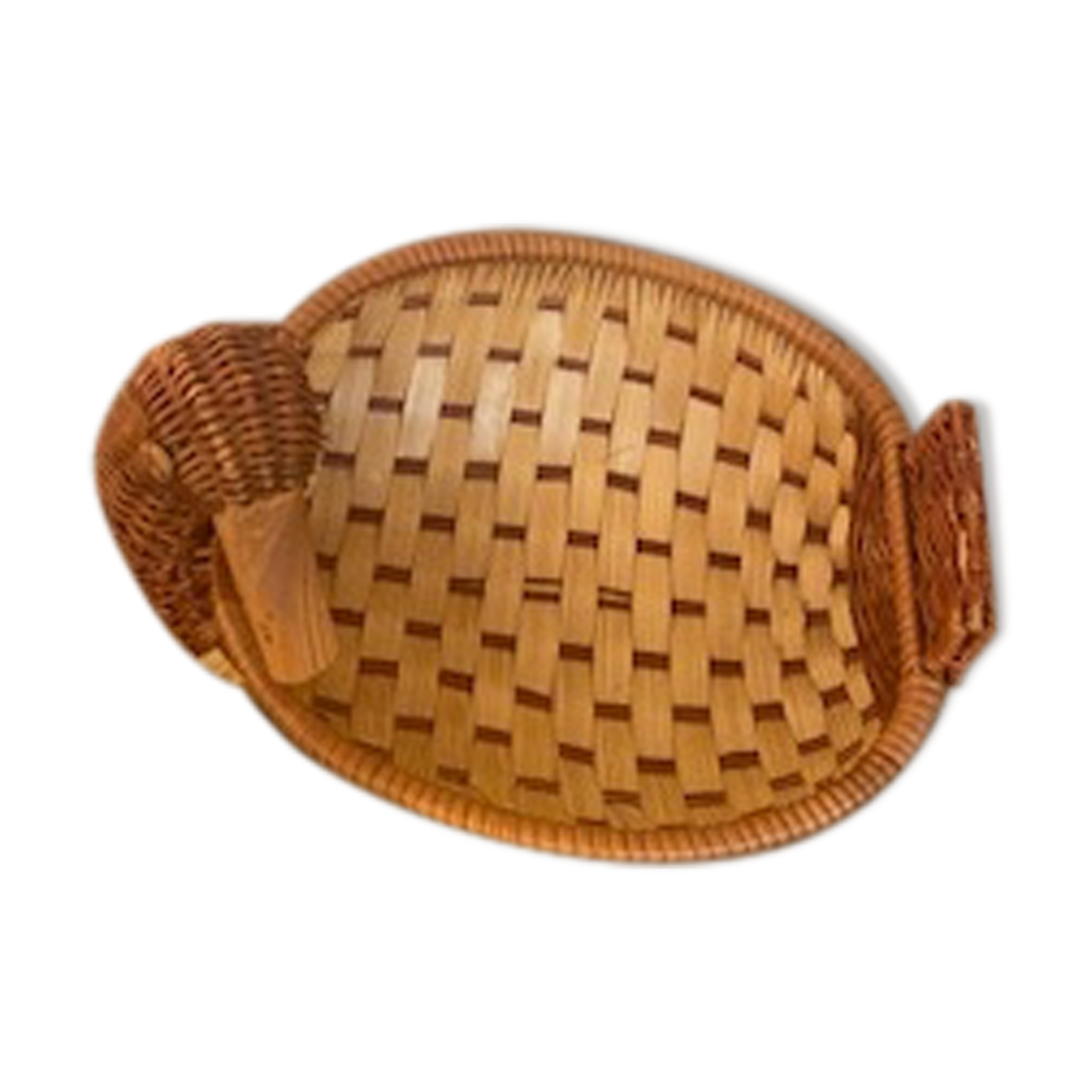 Corbeille En Osier Demi-sphère – Diamètre 30,5 Cm, Hauteur 12 Cm – Sans Couvercle – Décoration